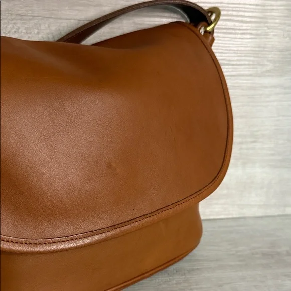 Coach Tan Fletcher Leather Crossbody Bag - Picture 5 of 14